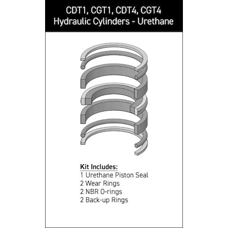 Rexroth - After Market Parts Hydraulic Cylinder Repair Kit- PK-N-N-10-1.500 R978006830